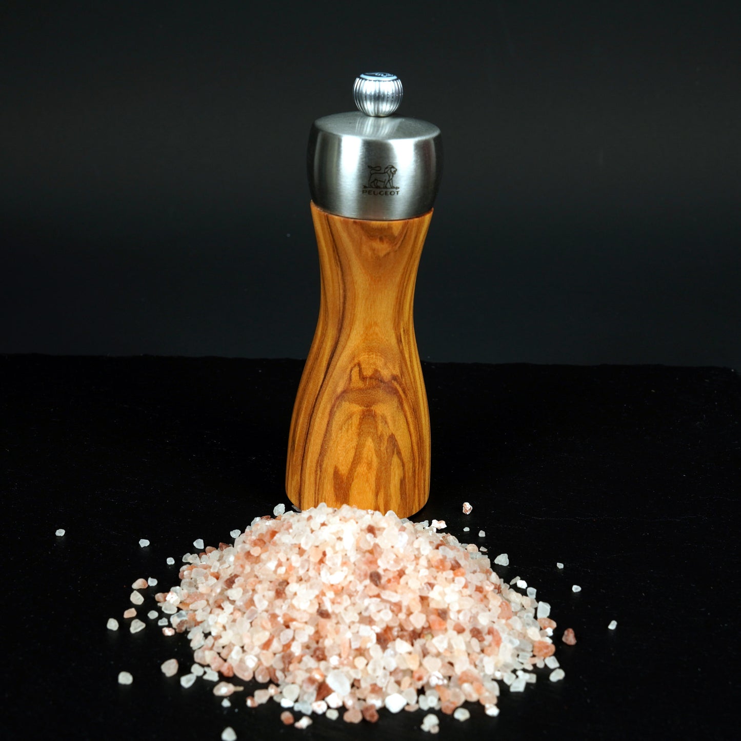 Peugeot FIDJI Salzmühle aus Olivenholz