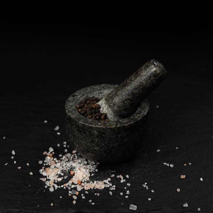 Granit Mörser mit Stößel