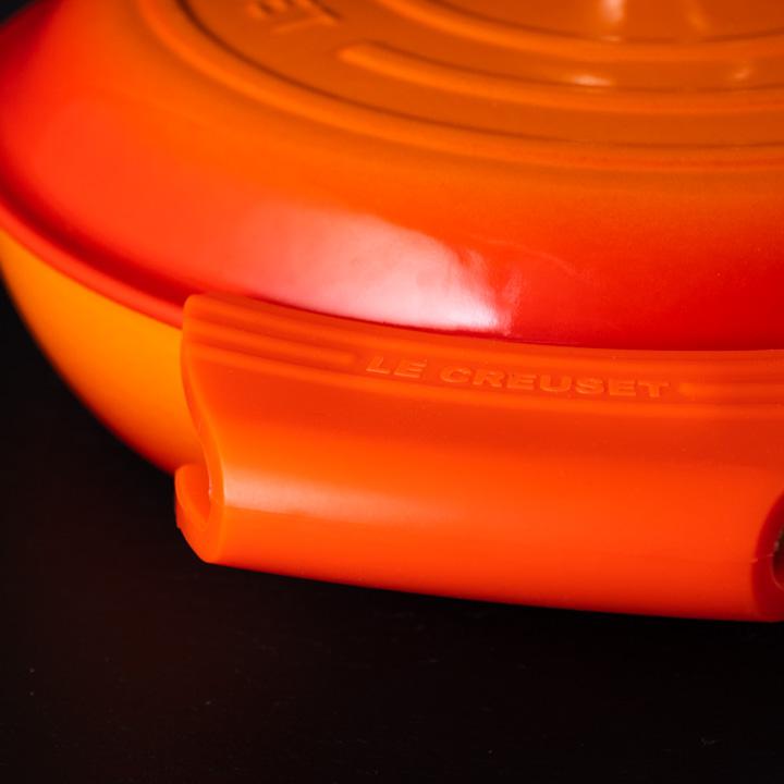 Silikon Griffschutz 2er- Set, ofenrot